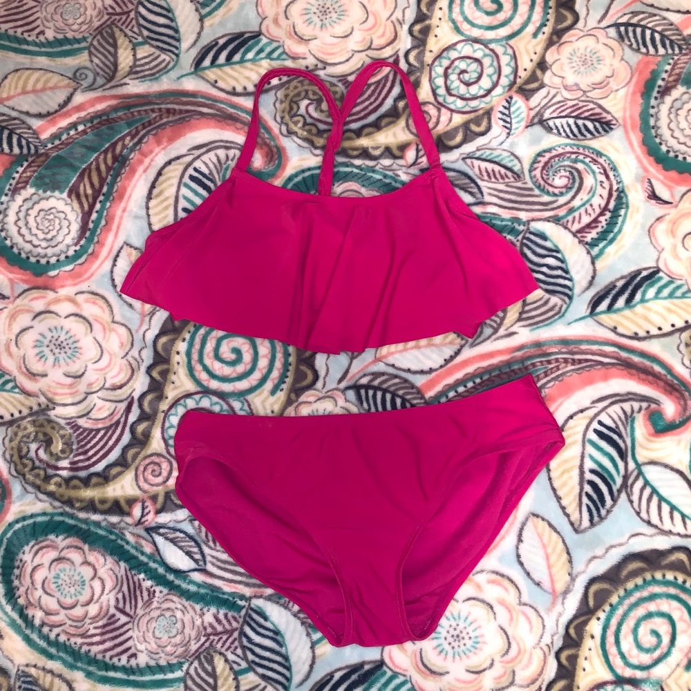 old navy flowy swim suit